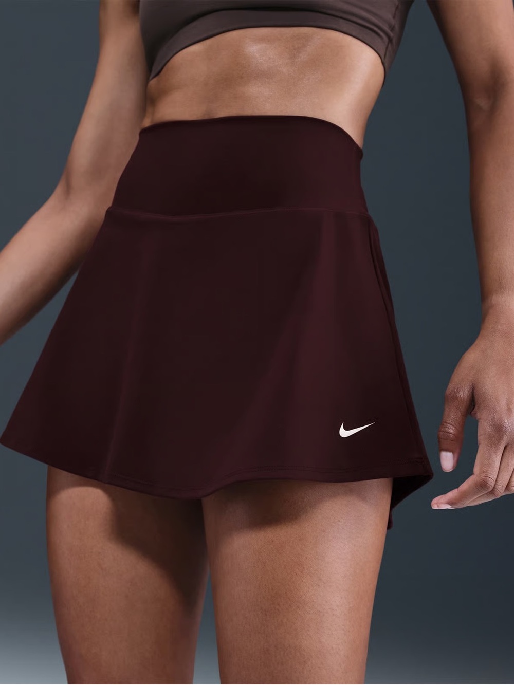 Nike One Women's Dri-FIT Skirt Burgundy Size M